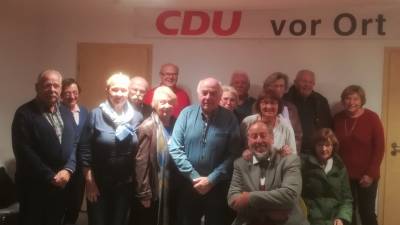 31.10.2018 Politischer Stammtisch im CDU-Bro an der Herner Strae mit dem CDU-