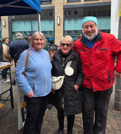 22.02.25 Bundestags-
wahlkampf Marktplatz
Foto: Gabi Kolecki